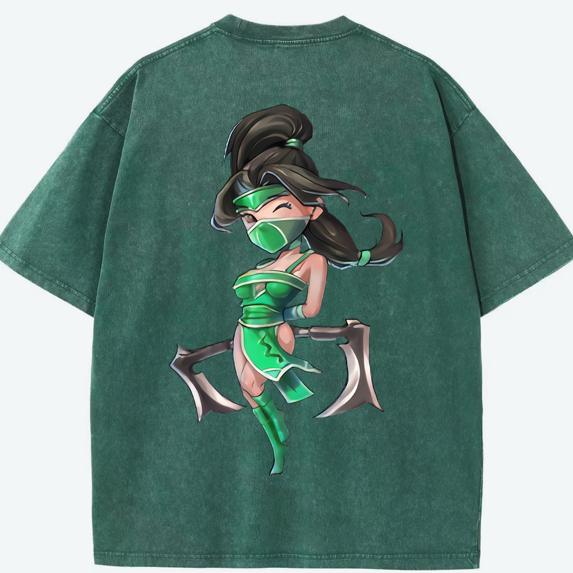 リーグ・オブ・レジェンド League of Legends LOL 綿100% ヴィンテージ風 半袖Tシャツ（背面プリント）